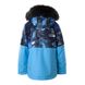 Зображення Куртка зимова HUPPA ALFA Темно-синій з принтом/світло-синій для