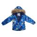 Зображення Куртка зимова HUPPA ALONDRA Синій з принтом для