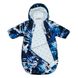 Зображення Конверт - Спальний мішок для малюків зимовий HUPPA ZIPPY Темно-синій з принтом для