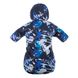 Зображення Конверт - Спальний мішок для малюків зимовий HUPPA ZIPPY Темно-синій з принтом для
