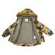 Зображення Комплект зимовий (куртка + напівкомбінезон) HUPPA WINTER Помаранчевий з принтом/чорний для