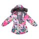 Зображення Комплект зимовий (куртка + напівкомбінезон) HUPPA RENELY 2 Світло-рожевий з принтом/сірий для