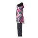 Картинка Комплект зимний (куртка + полукомбинезон) HUPPA RENELY 2 Cветло-розовый с принтом/серый для