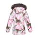 Зображення Куртка зимова HUPPA LOORE Рожевий з принтом для