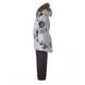 Зображення Комплект зимовий (куртка + напівкомбінезон) HUPPA RENELY Сірий з принтом/темно-сірий для