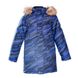 Зображення Куртка-парка зимова HUPPA ROMAN 2 Темно-синій з принтом для