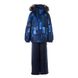 Картинка Комплект зимний (куртка + полукомбинезон) HUPPA DANTE 1 Темно-синий с принтом/темно-синий для