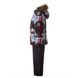 Картинка Комплект зимний (куртка + полукомбинезон) HUPPA DANTE 1 Красный с принтом/темно-серый для