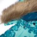 Картинка Комплект зимний (куртка + полукомбинезон) HUPPA MARVEL Мята с принтом/бирюзово-зеленый для