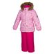 Картинка Комплект зимний (куртка + полукомбинезон) HUPPA WONDER Розовый с принтом/фуксиа для
