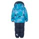 Зображення Комплект зимовий (куртка + напівкомбінезон) HUPPA RUSSEL Блакитний з принтом/сірий для