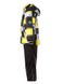 Картинка Комплект демисезонный (куртка + полукомбинезон) HUPPA YOKO Жолтый принт/черный для
