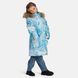 Картинка Куртка удлиненная зимняя HUPPA MONA 2 Светло-синий с принтом для