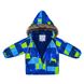 Картинка Комплект зимний (куртка + полукомбинезон) HUPPA AVERY Синий с принтом/темно-синий для