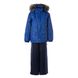 Картинка Комплект зимний (куртка + полукомбинезон) HUPPA DANTE 1 Синий с принтом/темно-синий для