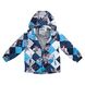 Зображення Комплект демісезонний (куртка + напівкомбінезон) HUPPA YOKO Арктичний синій принт/темно-синій для