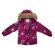 Картинка Комплект зимний (куртка + полукомбинезон) HUPPA MARVEL Бордовый с принтом/бордовый для