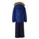 Зображення Комплект зимовий (куртка + напівкомбінезон) HUPPA WINTER Синій з принтом/темно-синій для