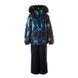 Зображення Комплект зимовий (куртка + штани) HUPPA DANTE Різнокольоровий із принтом/темно-синій для