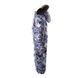 Зображення Комбінезон-пуховик HUPPA BEATA 2 Темно-синій з принтом для