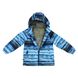 Картинка Комплект демисезонный (куртка + брюки) HUPPA REX Синий с принтом/темно-синий для