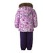 Зображення Комплект зимовий (куртка + напівкомбінезон) HUPPA AVERY Рожевий з принтом/лілoвий для